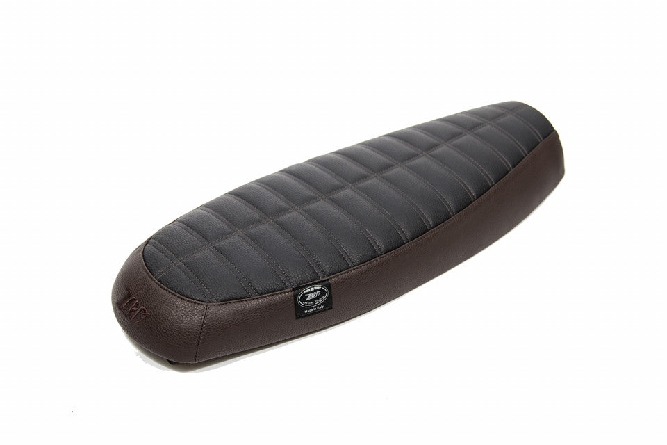 ZARD Slim Seat Essential 'DOUBLE STITCH' for Triumph Thruxton  Bonneville  Street Twin  and Scrambler