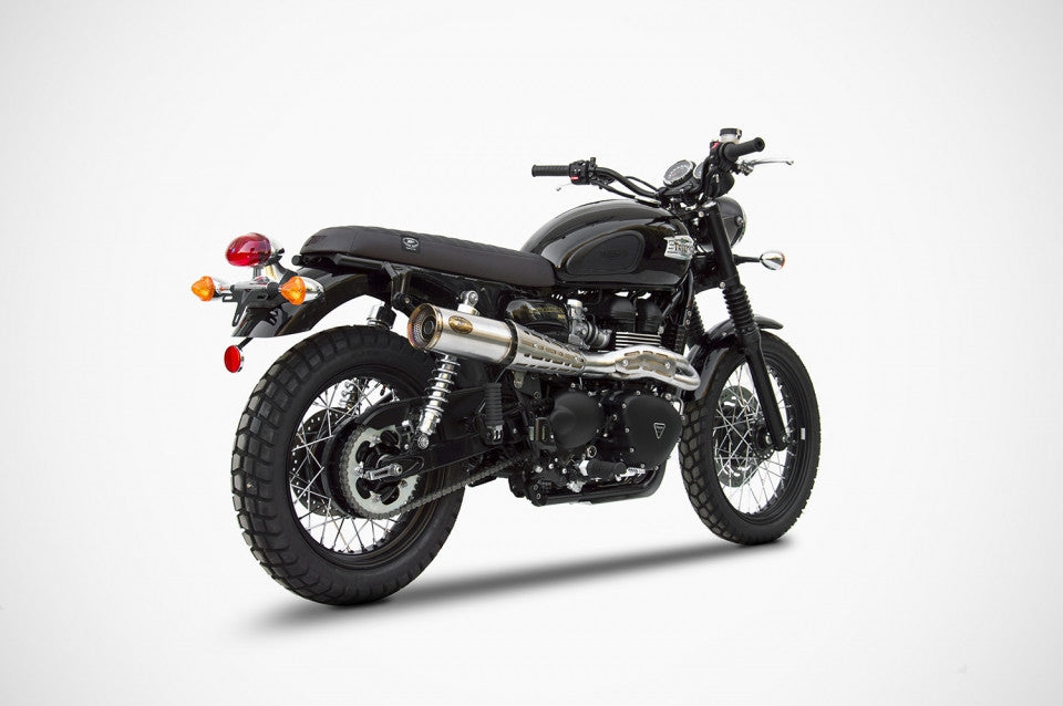 ZARD Slim Seat Essential 'DOUBLE STITCH' for Triumph Thruxton  Bonneville  Street Twin  and Scrambler
