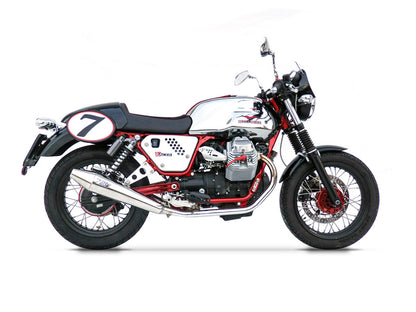 ZARD Conical Silencers for Moto Guzzi Cafe Racer / Cafe Classic (09-15)