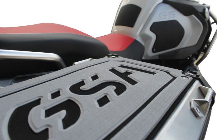 TechSpec Pannier Guards for the BMW R 1200 / 1250 GS Adventure (GSA) (14-24) Left - 44Itr, and Right - 36Itr - Gray / Black