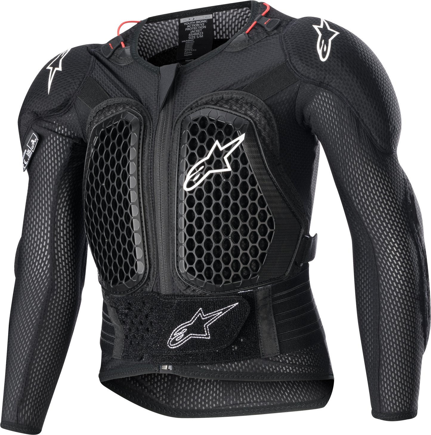 Youth Bionic Action V2 Protection Jacket Black Lg/Xl