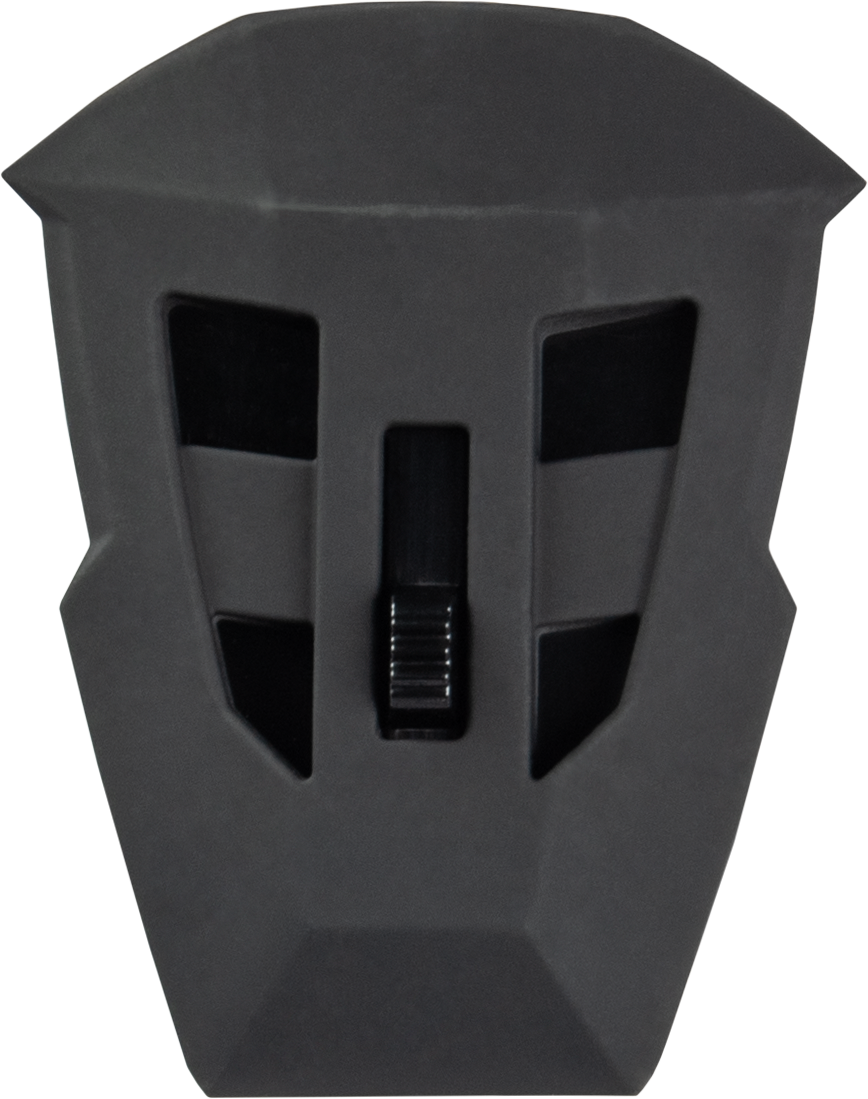 Md 74 Mouth Vent W/Screws Matte Black