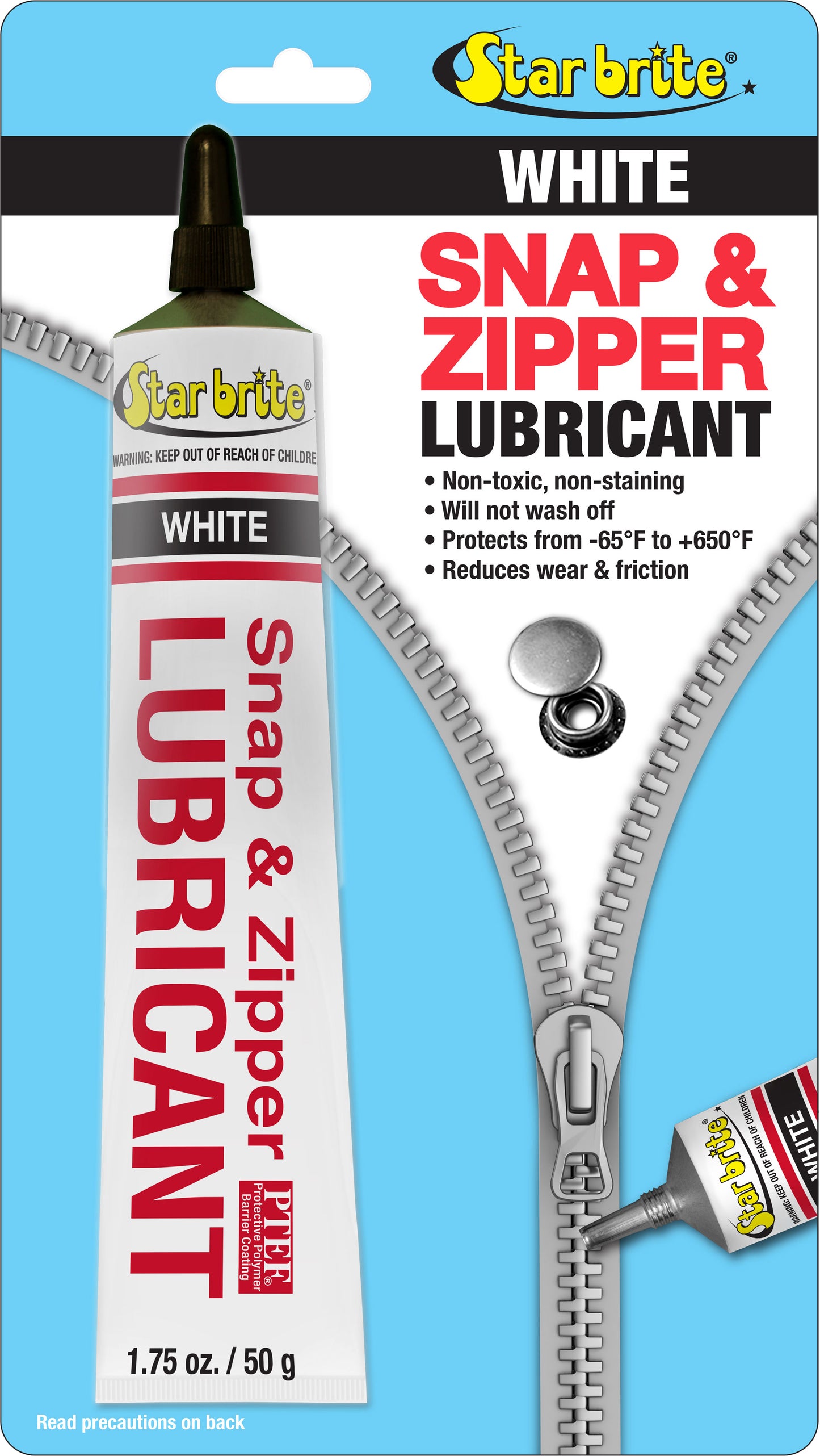 Snap Zipper Lube 6/Case
