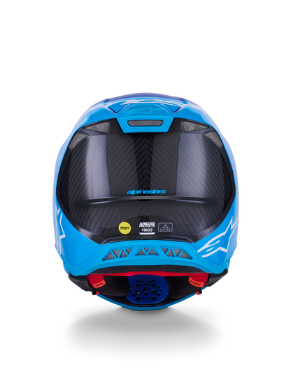 Supertech S M10 Flood Helmet Met Blu/Md Blu/Blk Crb M&G Xl