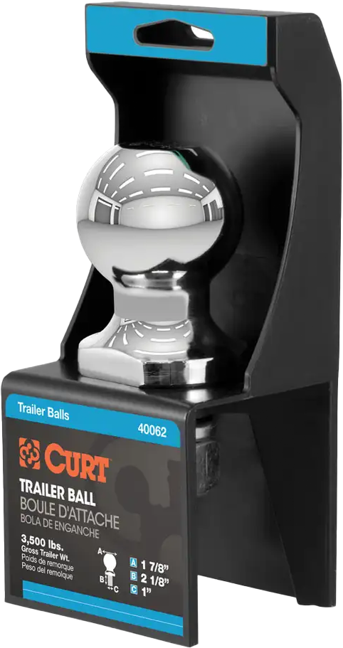 1 7/8 X 1 X 2 1/8 Hitch Ball