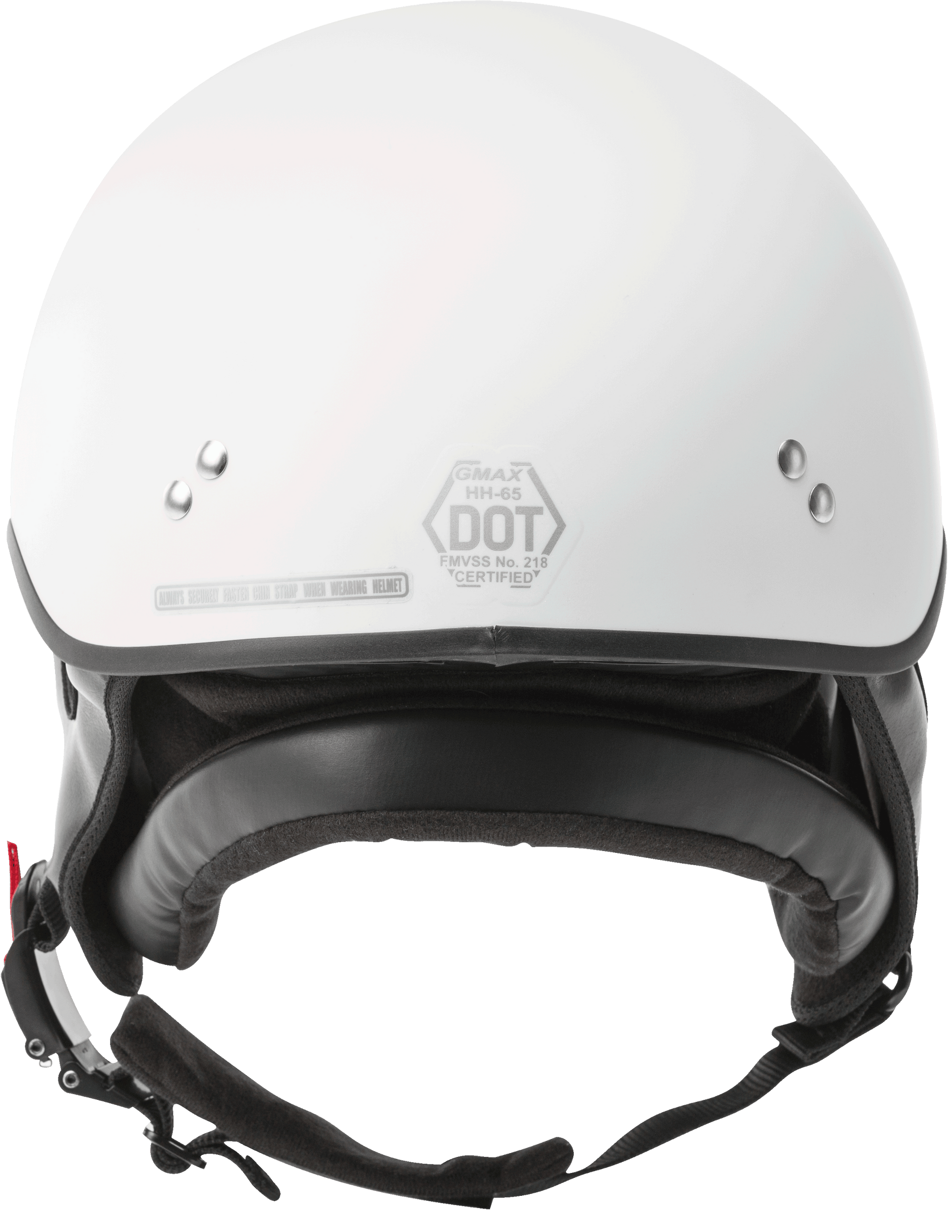 Hh 65 Half Helmet Naked Matte White Xs