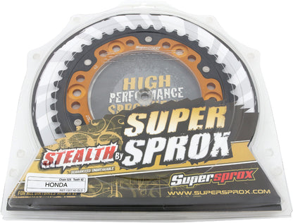 Rear Stealth Sprocket Alu/Stl 42t 525 Gld Hon