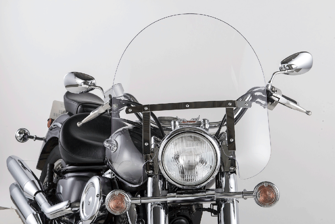 Ss30 Classic Windshield 17" Clear/Chrome