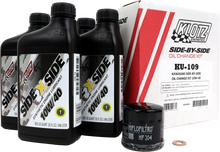 Kawasaki Sxs 4qt Synthetic Oil Change Kit