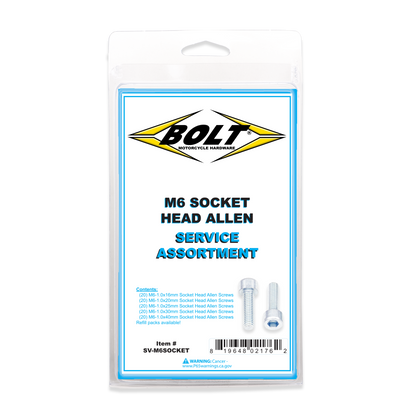 Smooth Socket Head Allen Bolt Assortment 80 Piece Kit