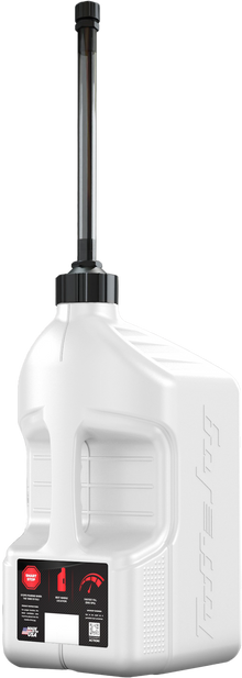 Utility Container White W/ Autostop Spout 5 Gal
