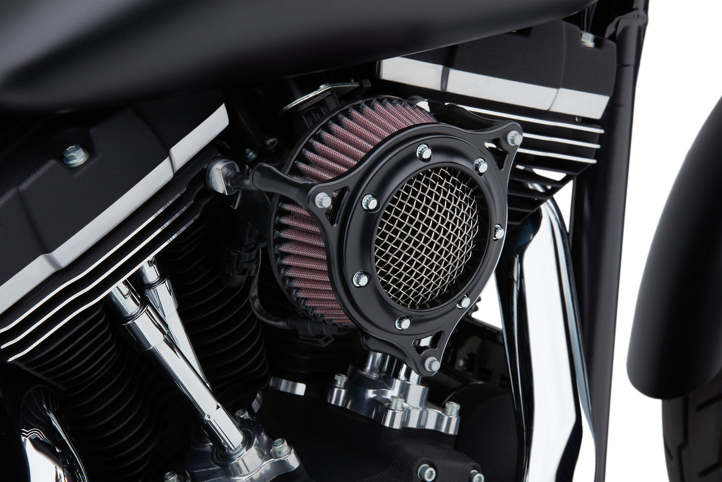 Rpt Air Intake System Black / Black Sportster 91 22