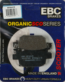 Brake Pads Sfa415 Organic