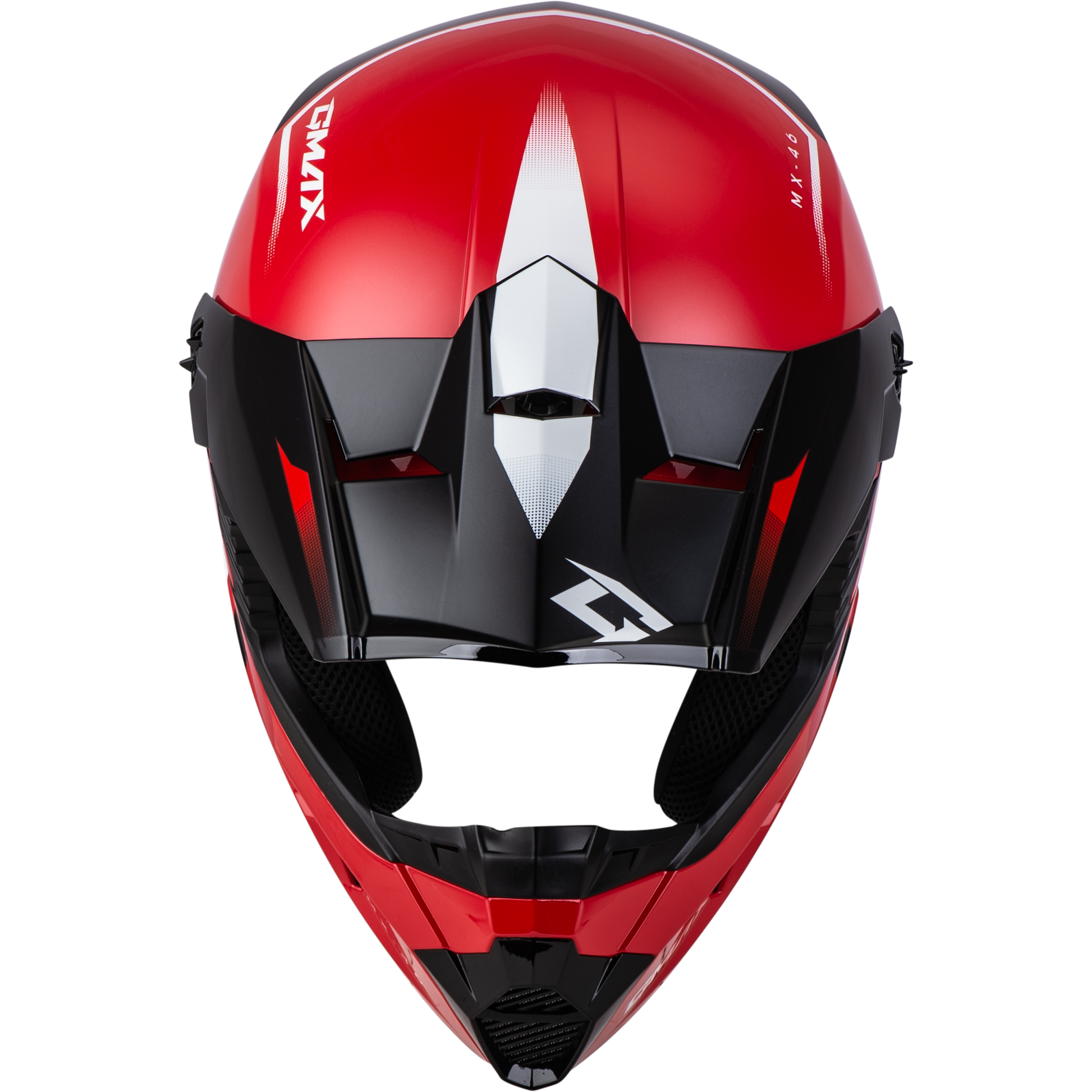 Mx 46 Compound Helmet Red/Black/White Md