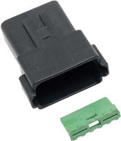 12 Wire Black Deutsch Rcptcl & Wdglck Hd# 72109 94bk