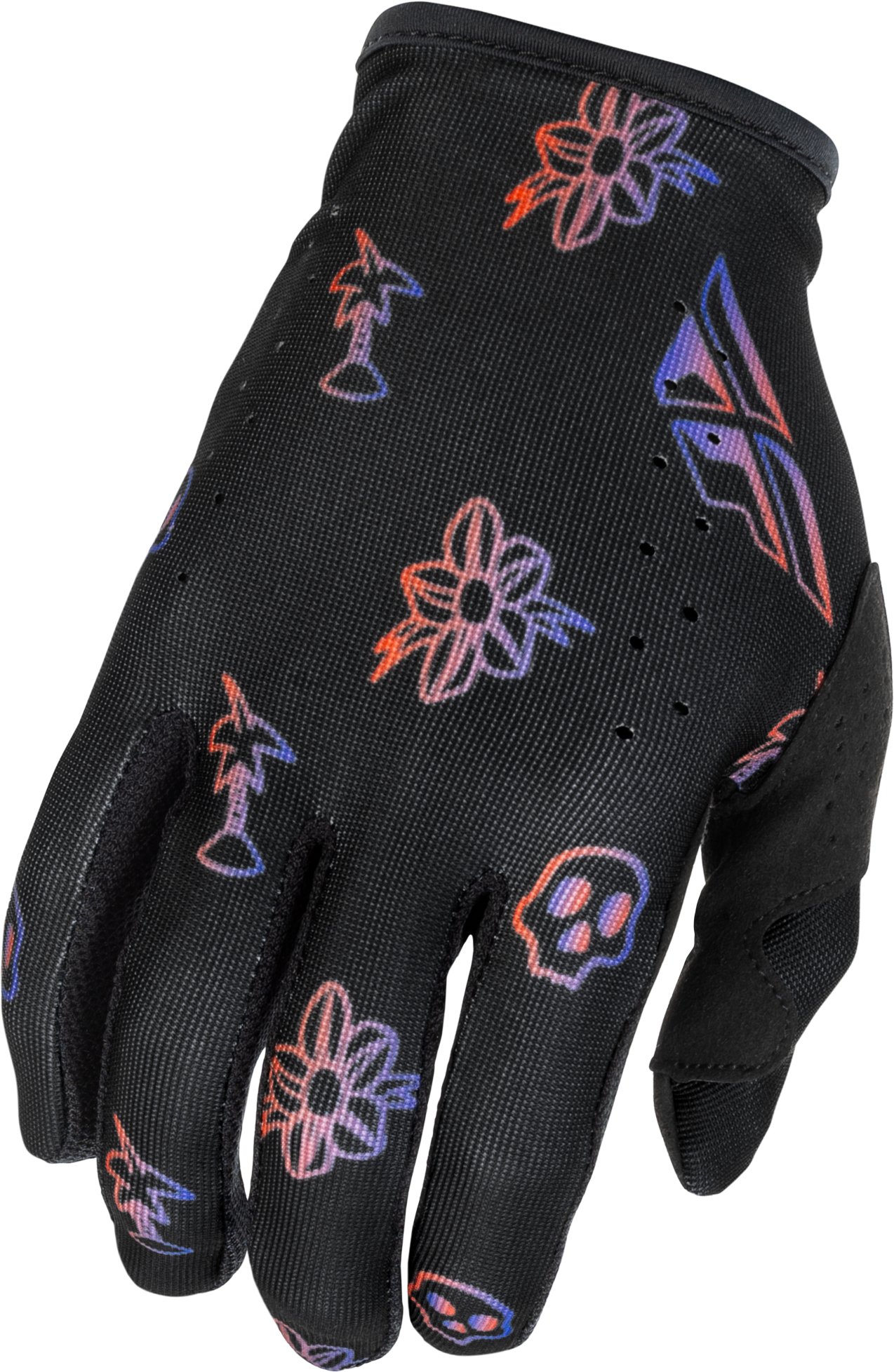Lite Outline Gloves Black/Red/Purple Xl
