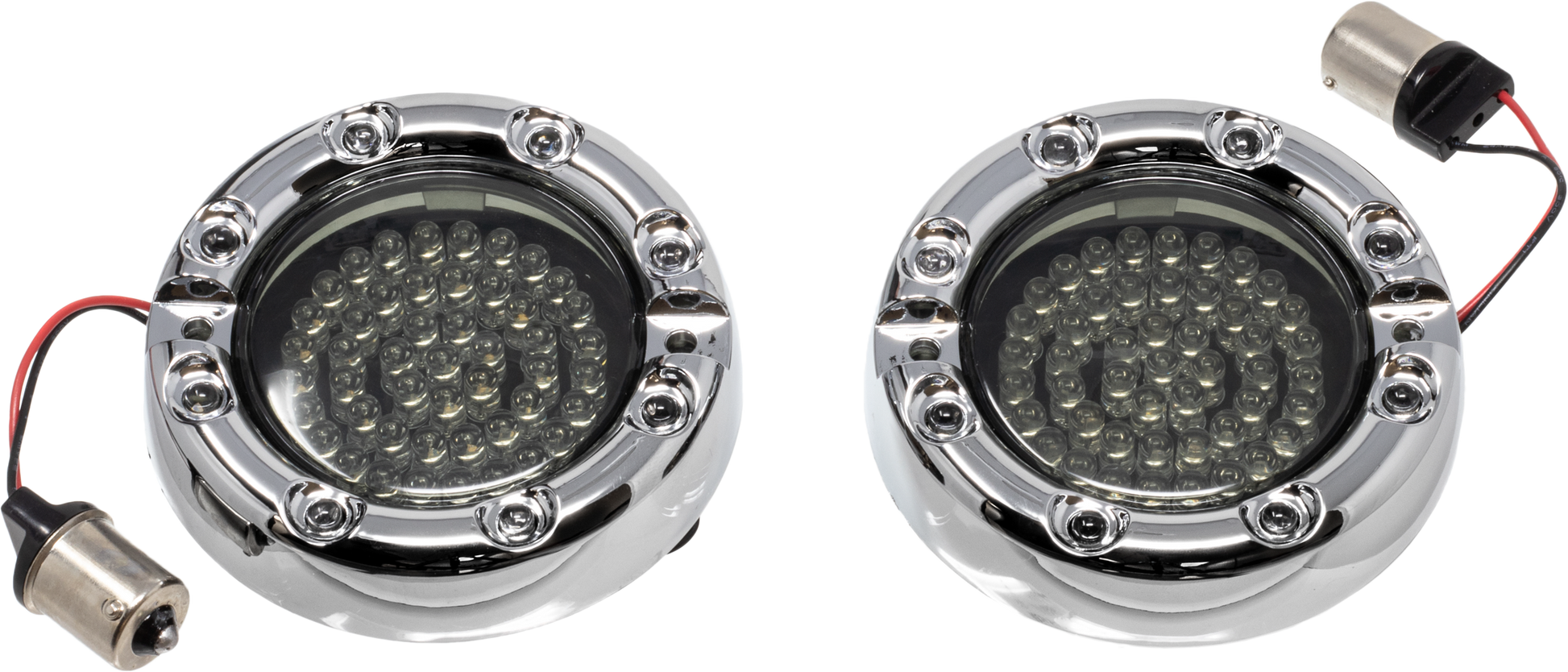 Prem Bezel Led Insert 1156 Red Chrome