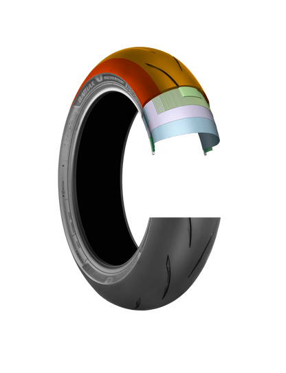 Tire Battlax Rs12 Rear 200/55zr17 78w Radial Tl