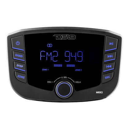 DS18 3in LCD screen 2 Zones 4 volts Output BT RDS 4 x 40 Watts Headunit