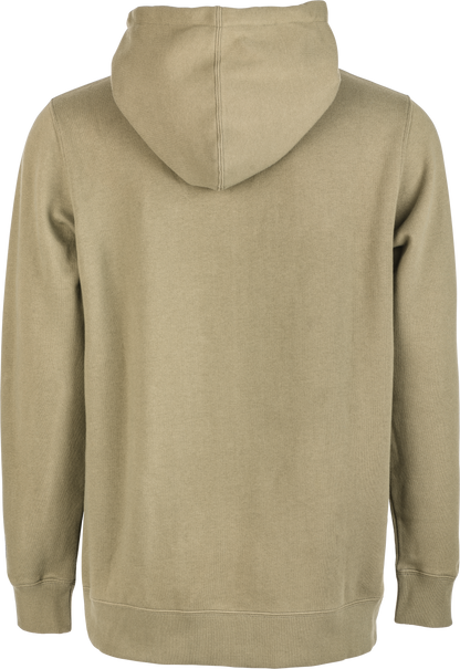 Fly Corporate Zip Up Hoodie Tan/Black Md