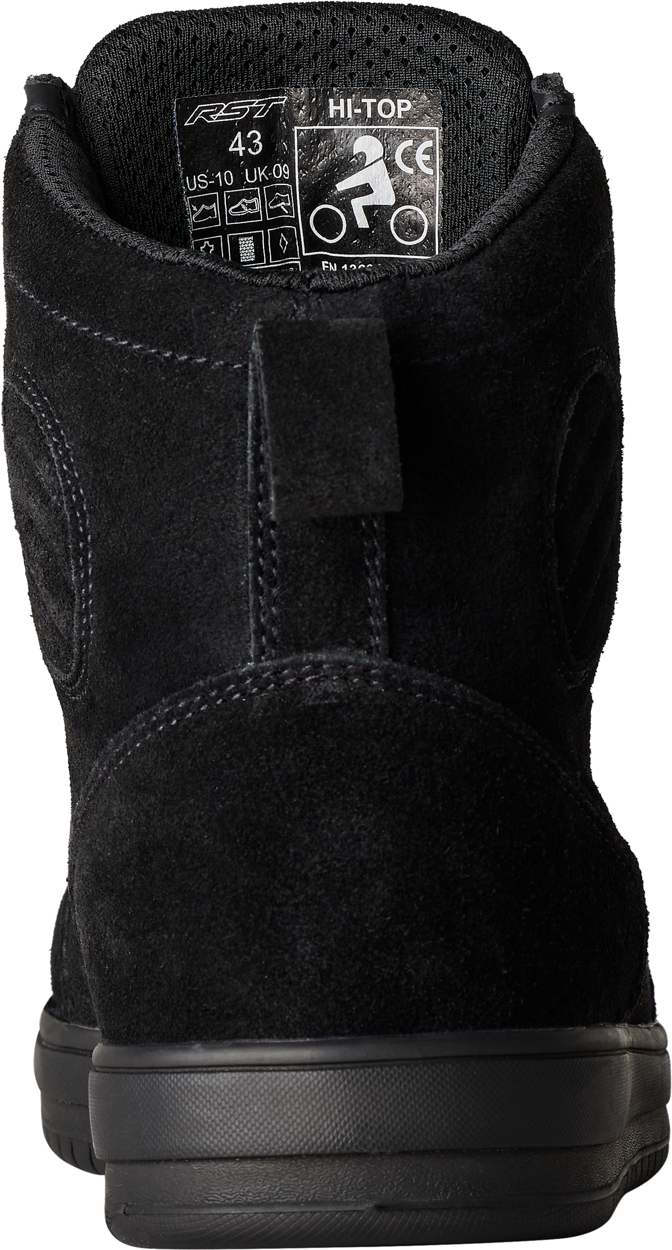 Hitop Moto Sneaker Ce Boot Black Suede  Sz 11.5