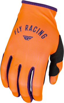 Girl's Lite Gloves Neon Coral/Deep Purple Yl