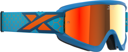 Flat Out Mirror Goggle Cyan/Flo Orange Red Mirror