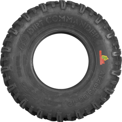 Tire Dirt Commander Rear 25x10 12 Bias Lr580lbs