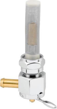 Bikers Choice Chrome Hex Petcock 22MM Left Outlet