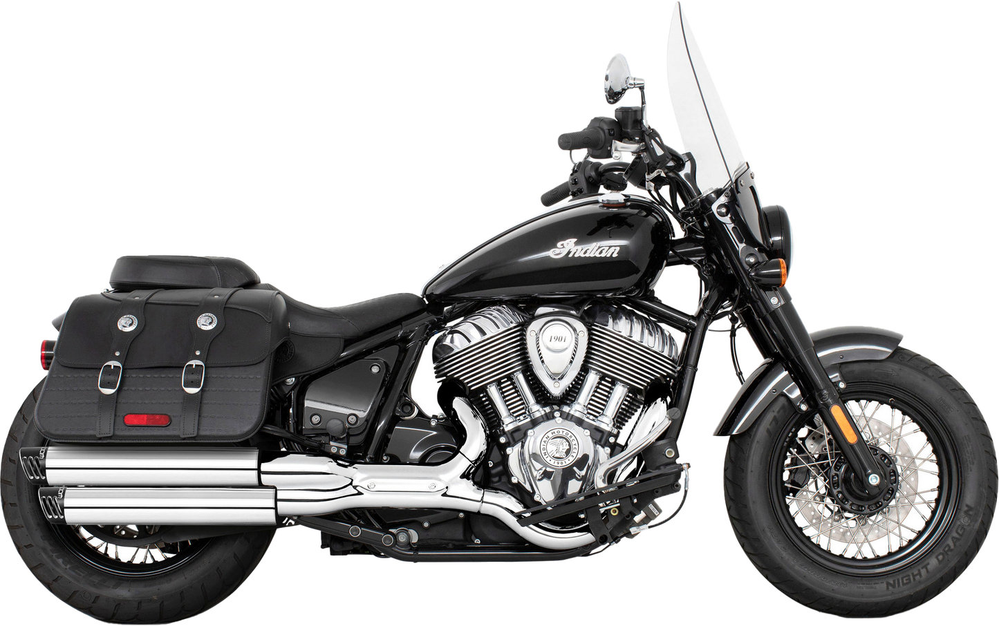 Racing Slip On 3.25" Indian Chief Ch/Bk