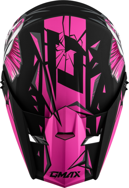 Youth Mx 46y Unstable Helmet Matte Black/Pink Ym