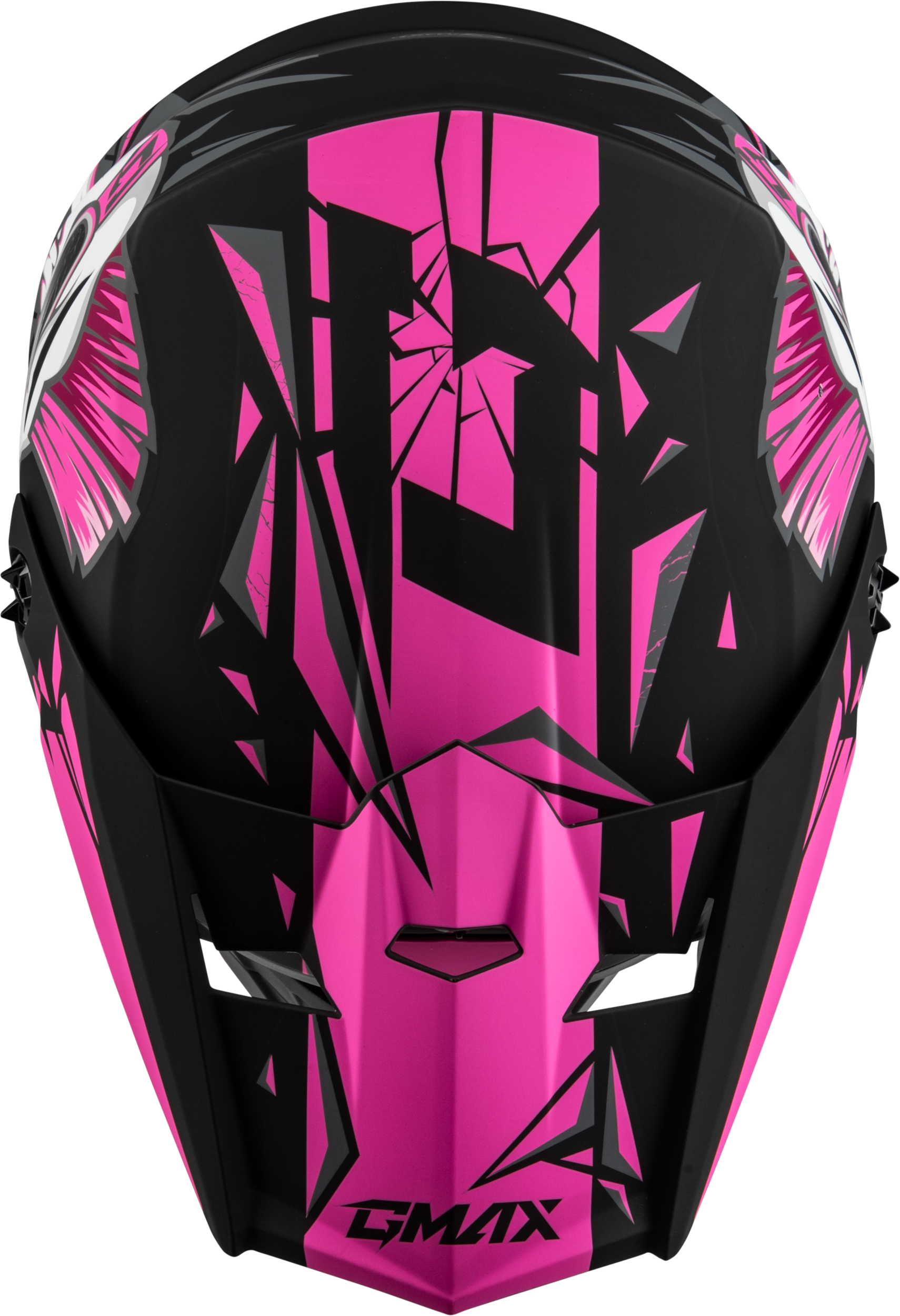 Youth Mx 46y Unstable Helmet Matte Black/Pink Yl
