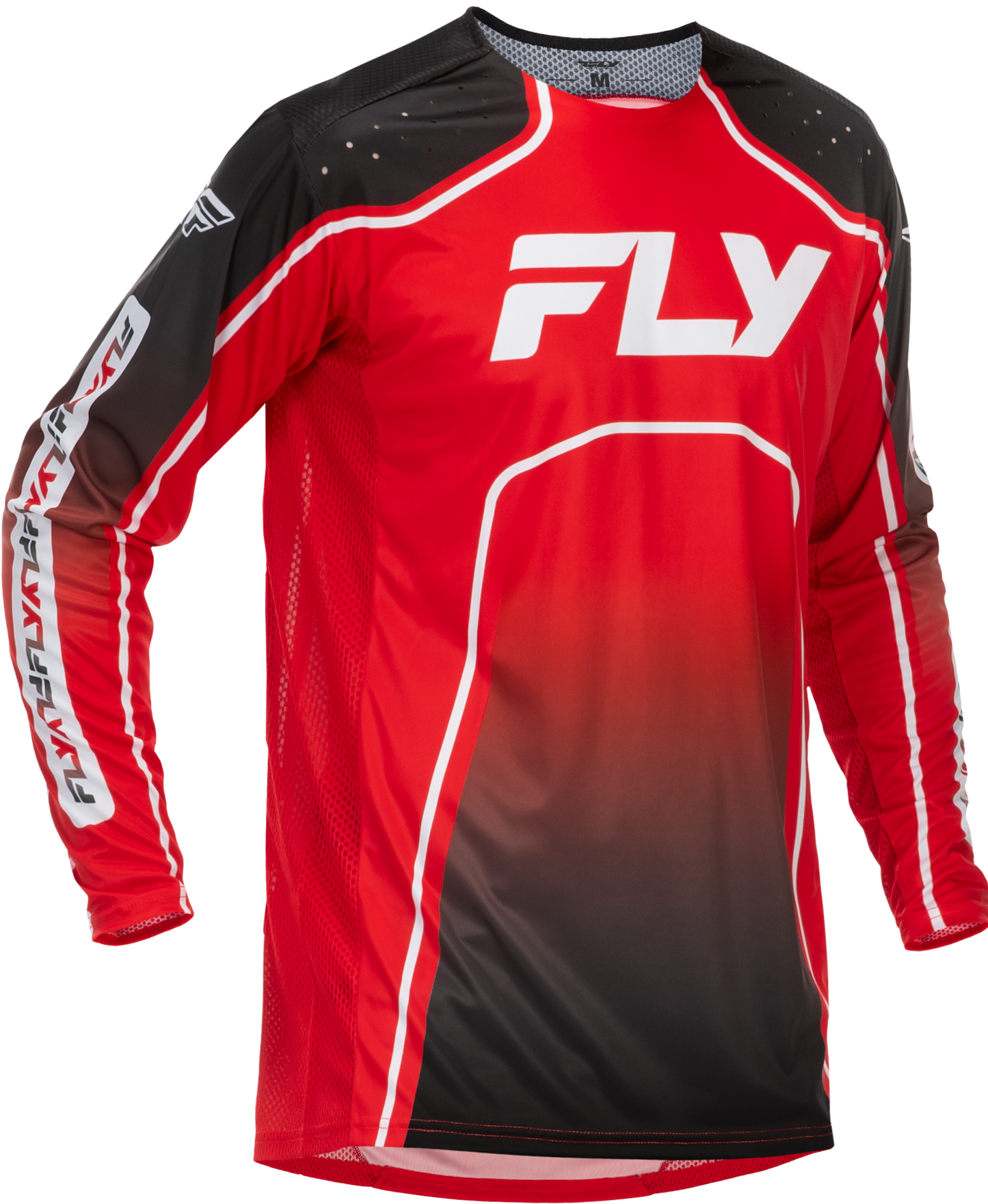 Youth Rayce Bicycle Jersey Red/Black/White Ys