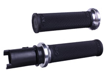 Lock On Ruffian Grips Black/Silver Cvo `23 24