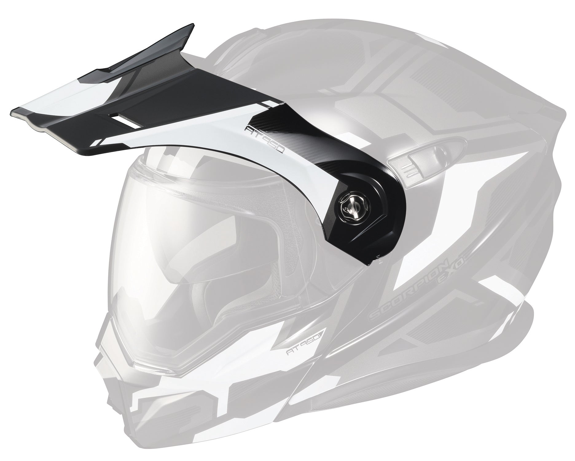 Exo At950 Helmet Peak Visor Ellwood White