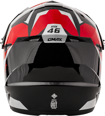 Mx 46 Cyclus Hemet Black/Red 2x