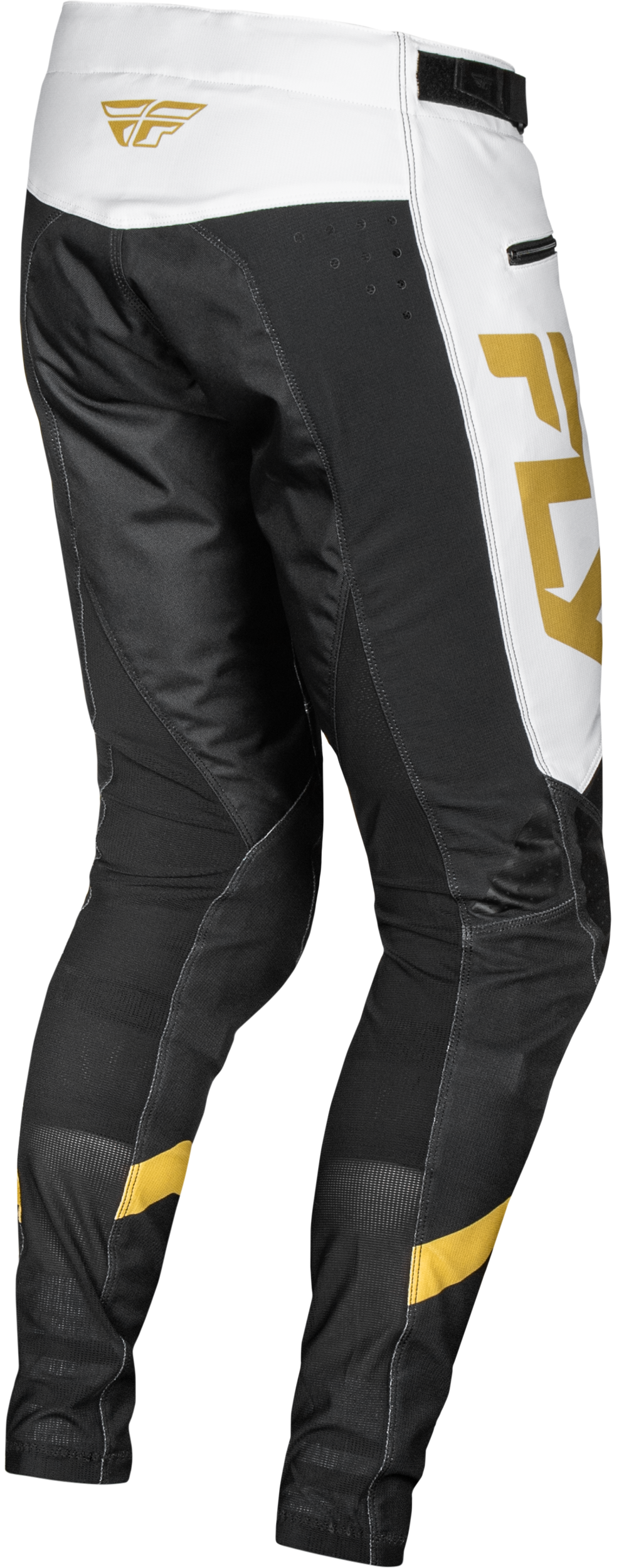 Rayce Bicycle Pants White/Black/Gold Sz 28