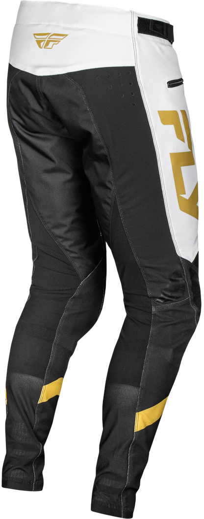 Rayce Bicycle Pants White/Black/Gold Sz 28