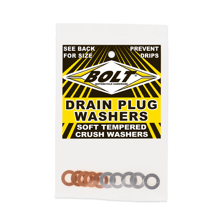 Crush Washers 8x5mm 10/Pk 5 Aluminum & 5 Copper