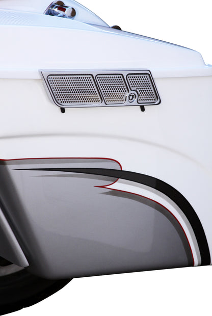 Saddlebag Latch Speed Freak Chrome `98 13 Flh/T