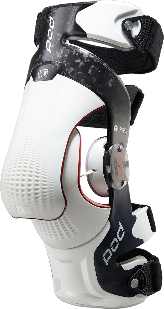 K8 3.0 Knee Brace Carbon (Lt) Carbon/White Md