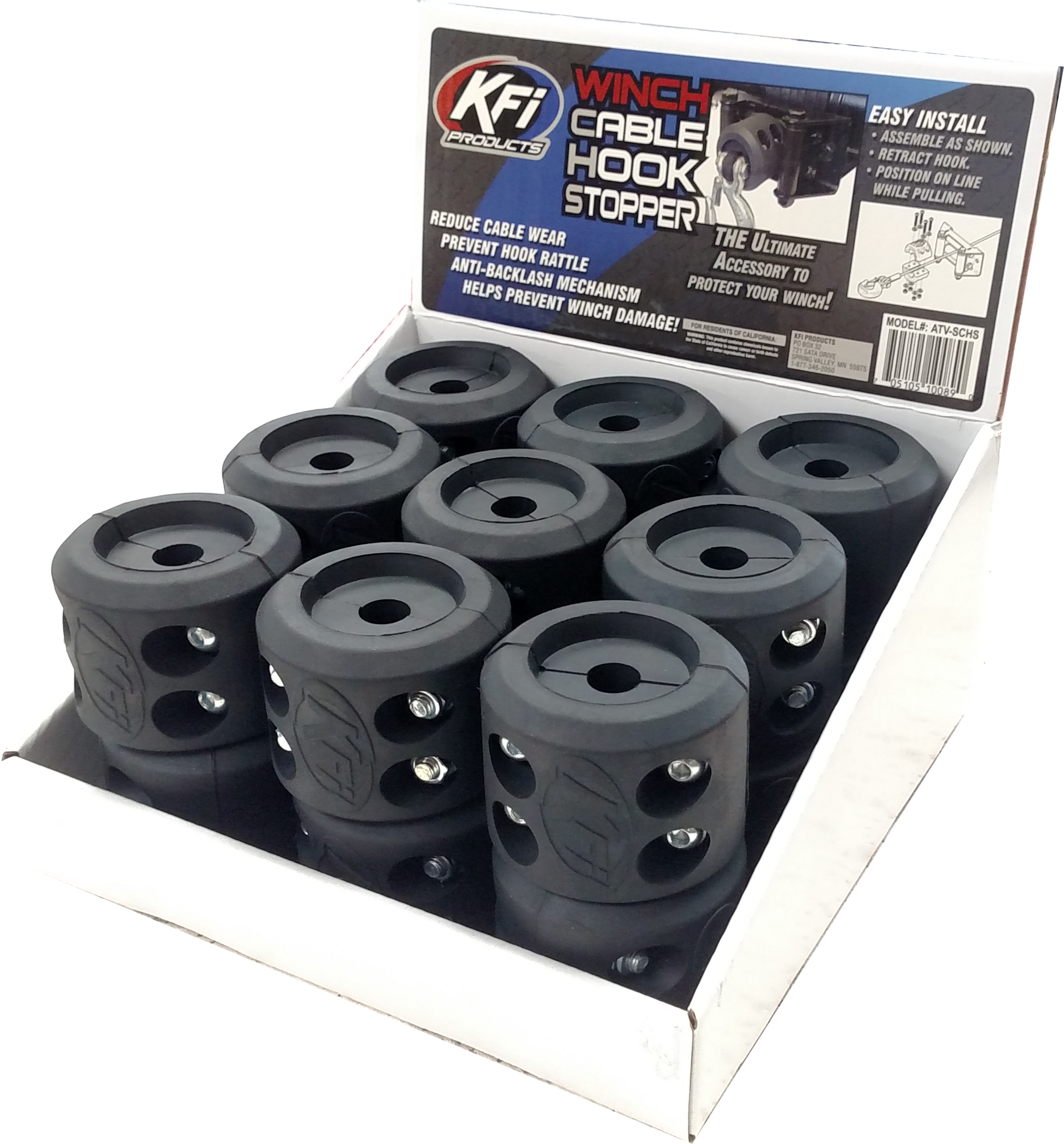 Cable Stopper Counter Display 18/Pk