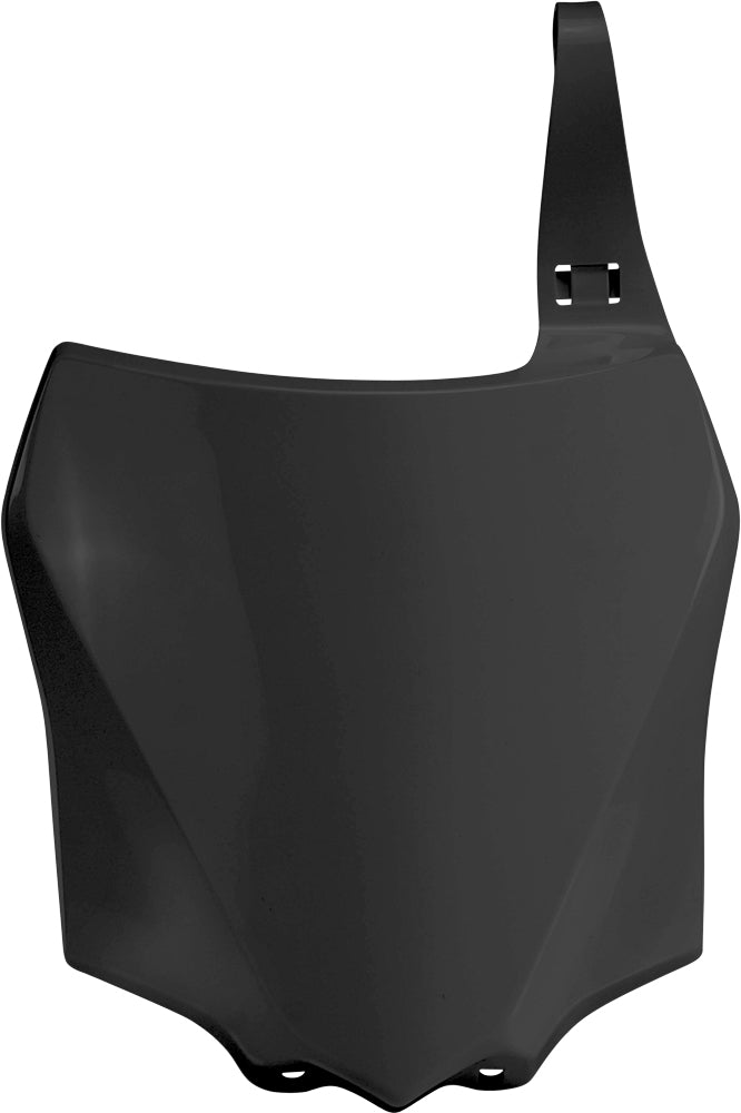 Front Number Plate Black