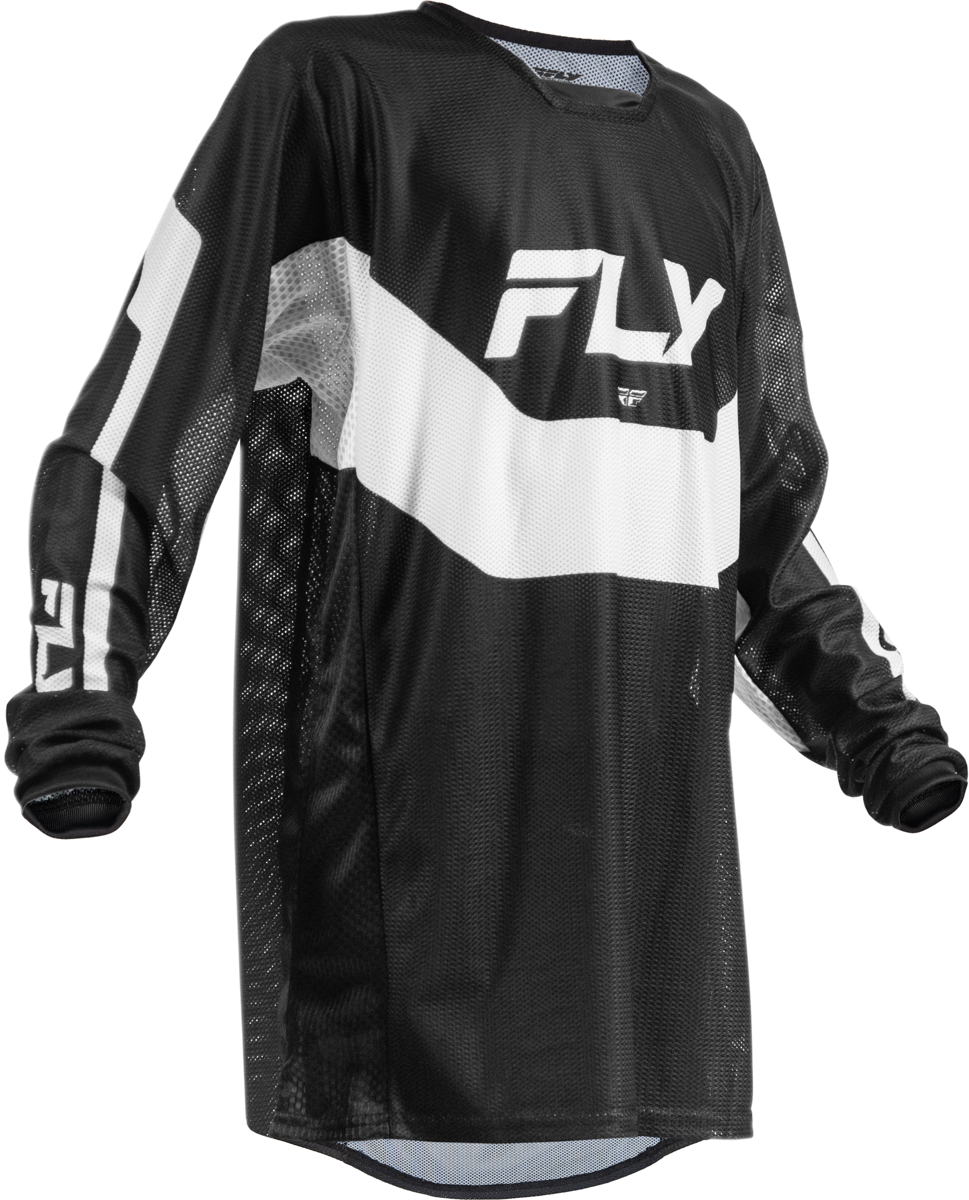 Yth Kinetic Mesh Jersey Black/White Yxl