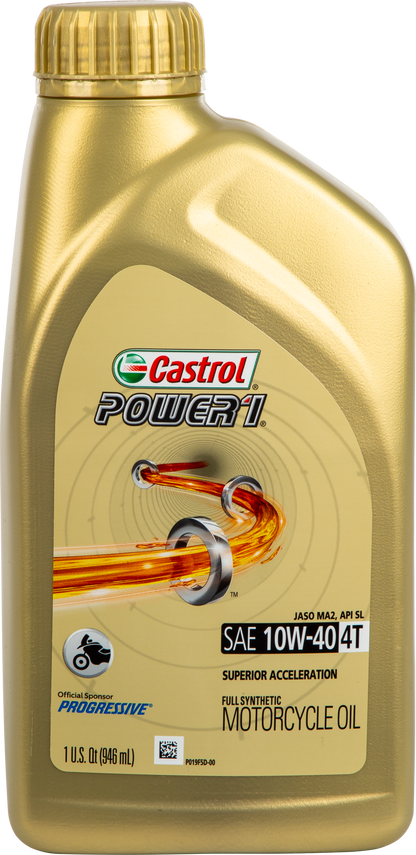 Power 1 Synthetic Oil 4t 10w40 1qt