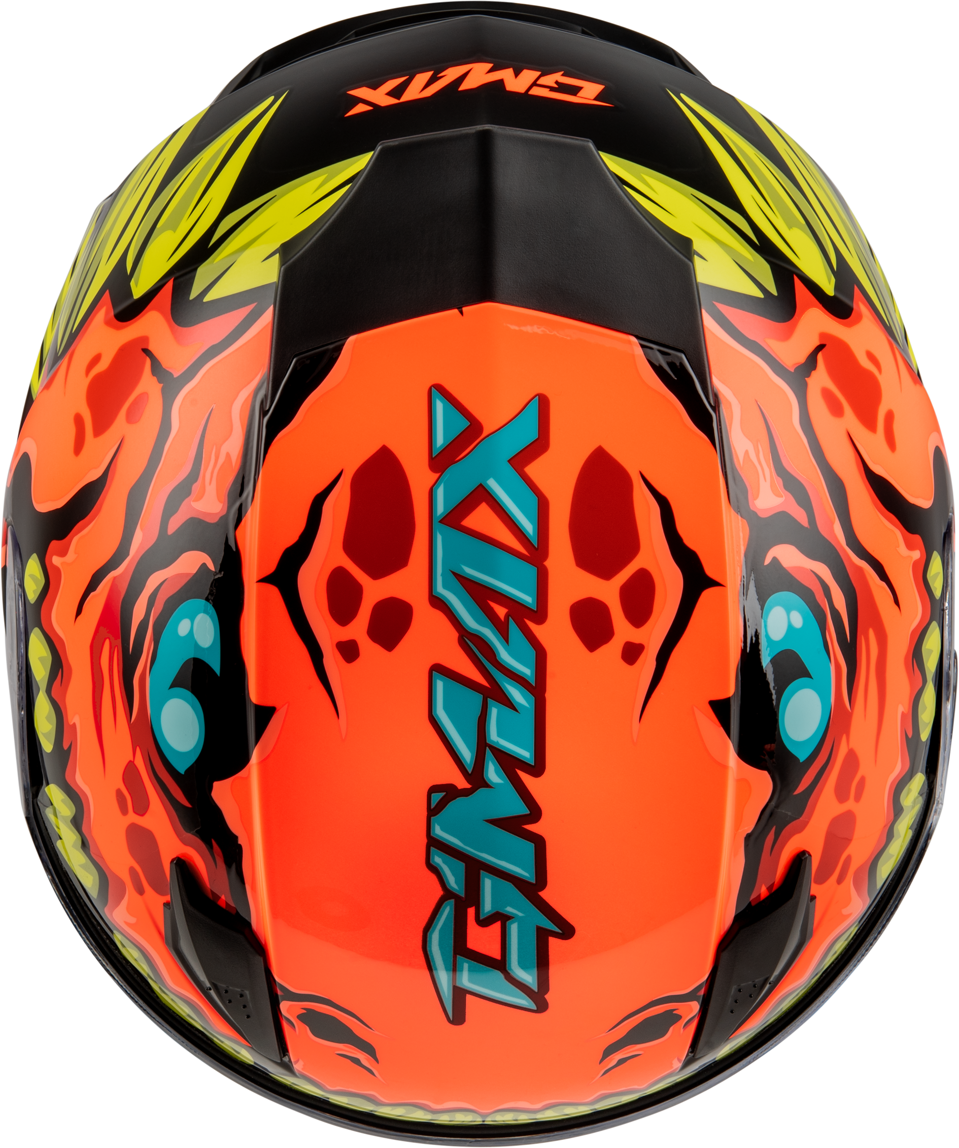 Youth Gm 49y Drax Helmet Orange Yl