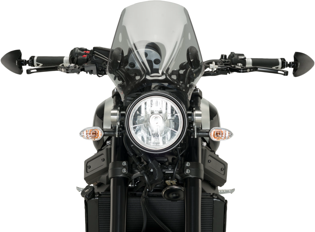 Handlebar End Folding Mirror Left Black