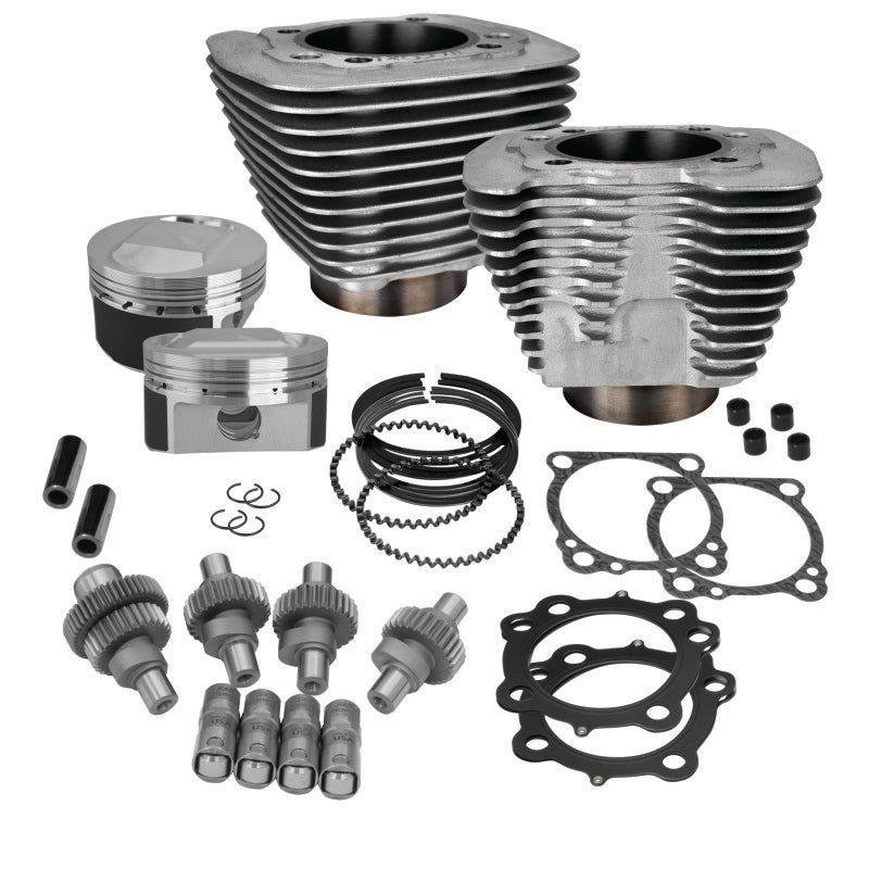 S&S Cycle 00-21 Sportster Models 1200cc to 1250cc Hooligan Kit - Silver