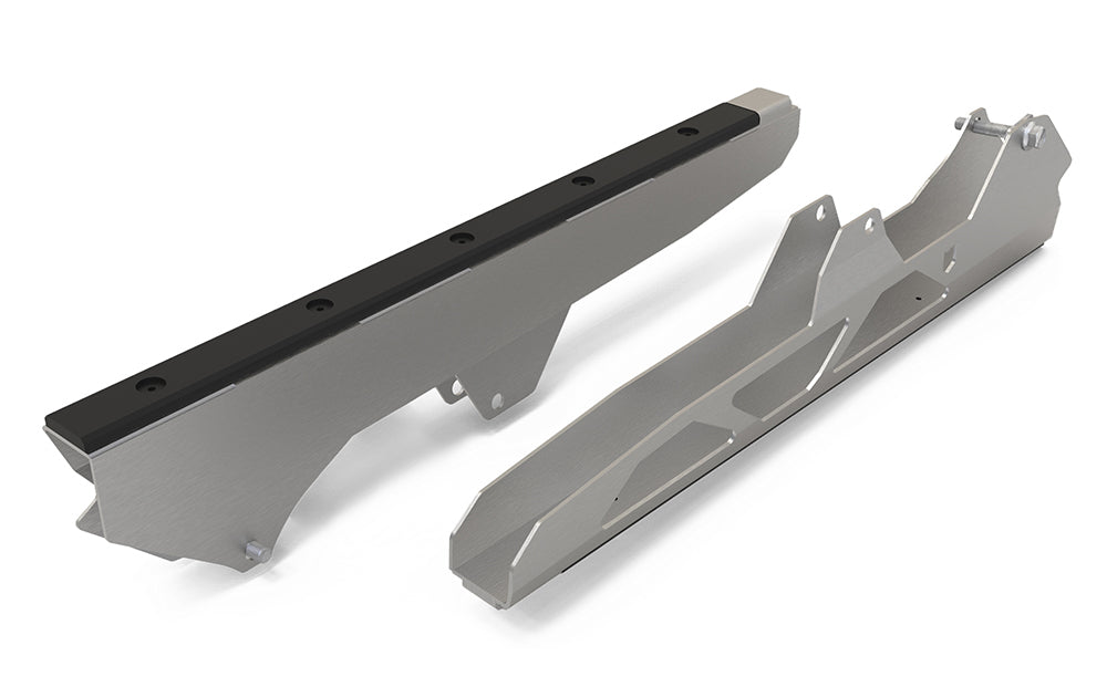 Trailing Arm Guards Aluminum W/Hmw Slider Pol