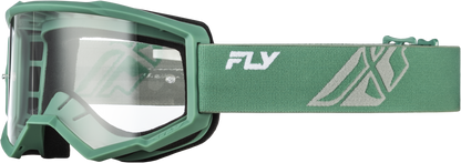 Focus Goggle Olive/Grey W/ Clear Lens